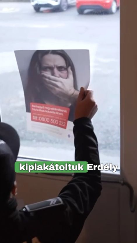 Biztonságban, saját anyanyelvén, magyarul kap segítséget az az áldozat, aki ezt a számot hívja: 0800 500 333. Ne hagyd, hogy elnémítsanak!