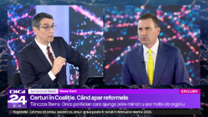 🔴 | 🎥 Tánczos Barna élőben a Digi24 műsorában. 
🔴 | 🎥 Tánczos Barna live la Digi24.