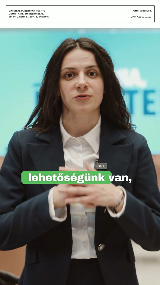 Gál Alina azt kérte Crin Antonescutól, hogy elnökként hallja meg a fiatalok hangját. 